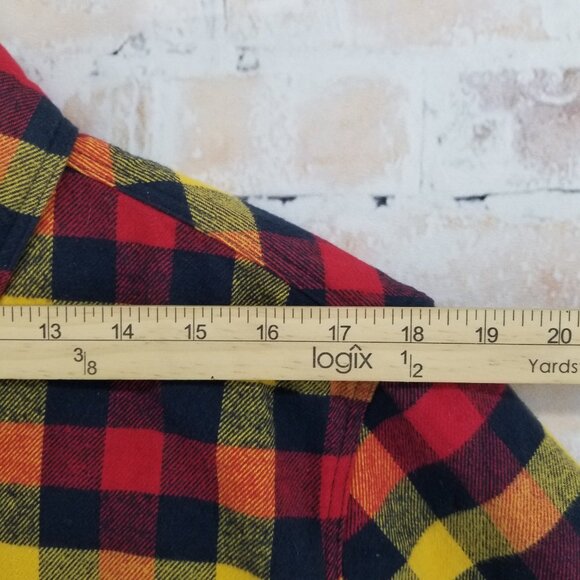 Fjällräven Skog Button Up Shirt Mens Large Slim Fit True Red Plaid NWT - Picture 5 of 11